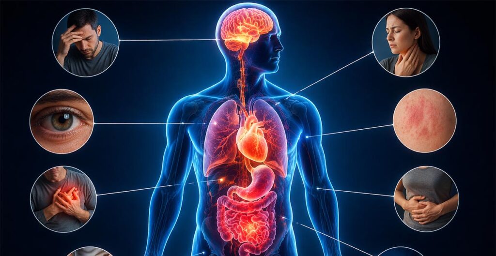 Body Shows Before a Serious Disease