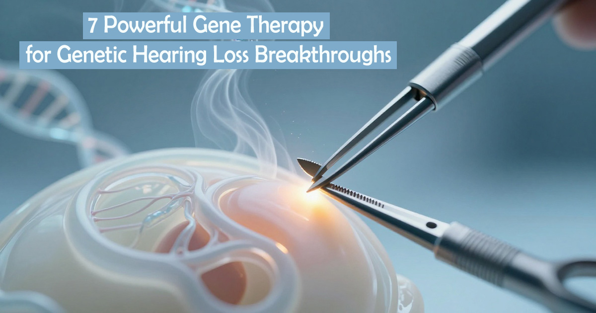 7 Powerful Gene Therapy for Genetic Hearing Loss Breakthroughs