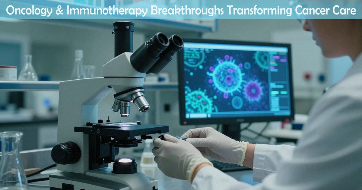 Oncology & Immunotherapy Breakthroughs Transforming Cancer Care