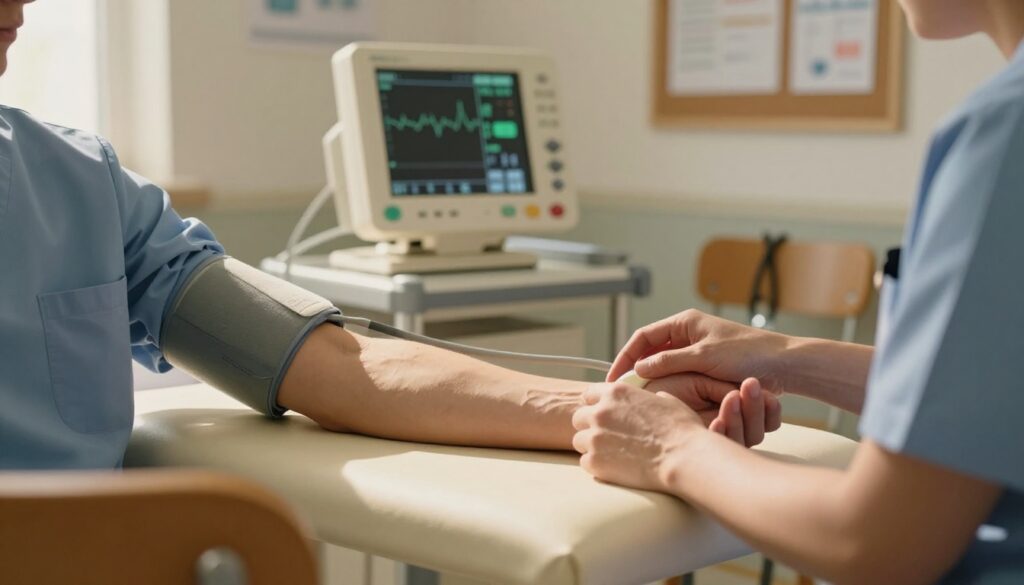 U.S. lawmakers collaborating on chronic disease prevention policy with diabetes and heart disease statistics displayed on screen