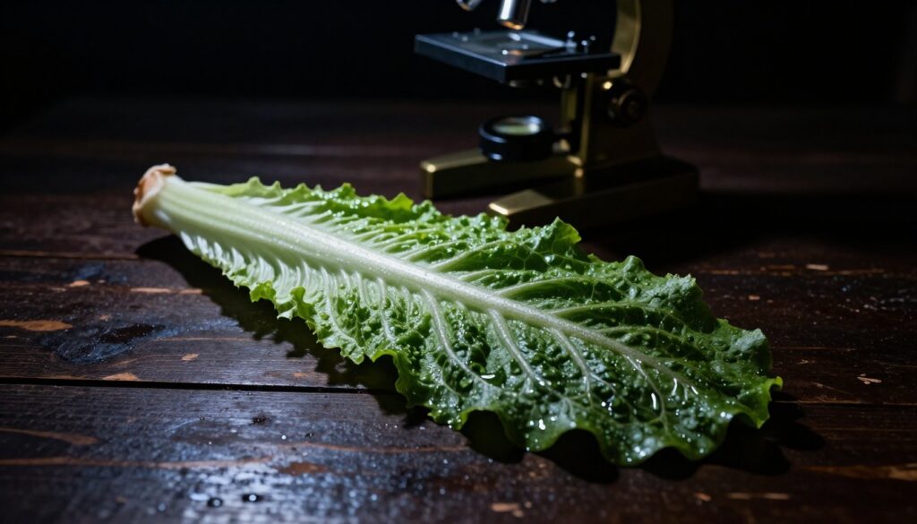 Cyclosporiasis outbreak 2026 investigation as health officials test fresh produce for parasite contamination in a food safety laboratory